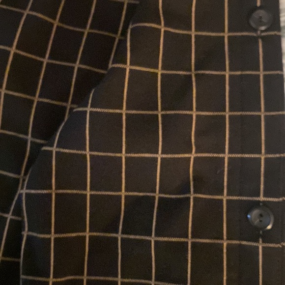 J.Jill Black & Camel Ponte Grid Top Size L Petite - Picture 10 of 11